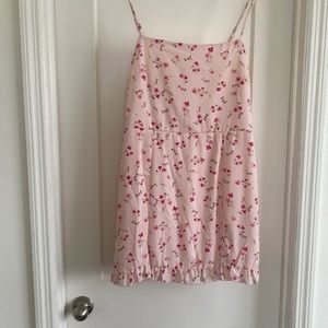 Pink Floral Dress